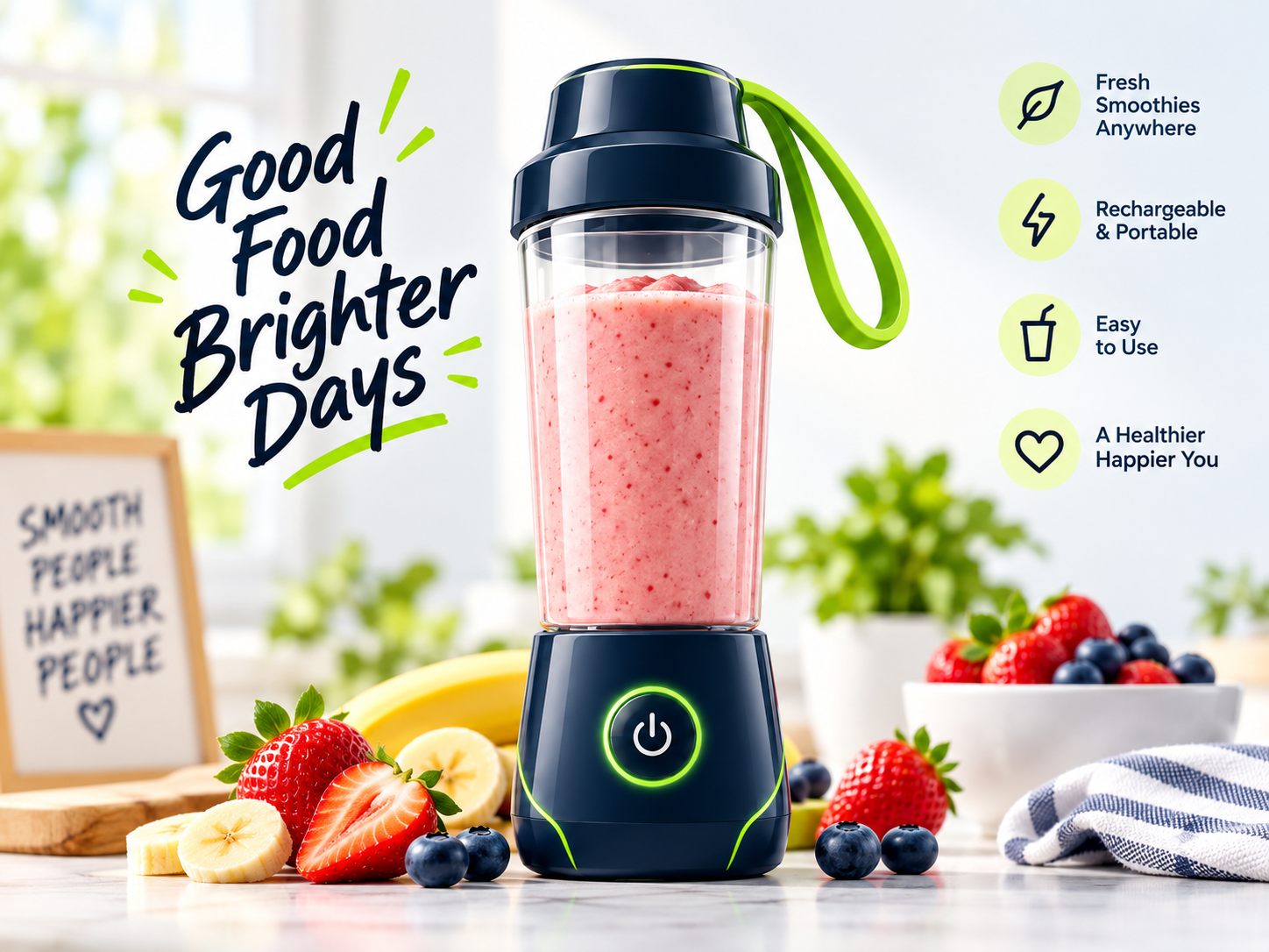 Portable mini smoothie blender product image